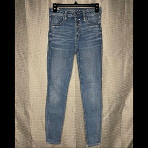 American Eagle Super Hi-Rise Jeggings Size 4 SHORT